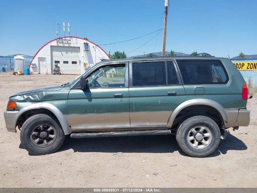 1998 Mitsubishi Montero Sport Ls VIN: JA4MT31P5WP013892 Lot: 39858931