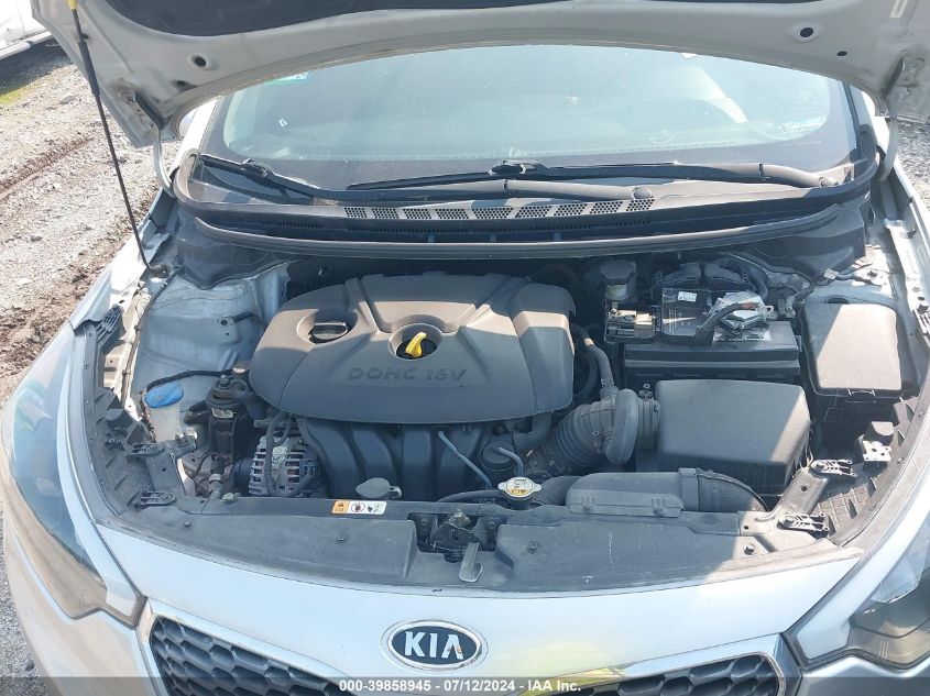 VIN KNAFX4A63F5272857 2015 KIA Forte, LX no.10