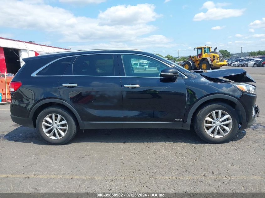 2017 Kia Sorento 2.4L Lx VIN: 5XYPGDA39HG278556 Lot: 39858982