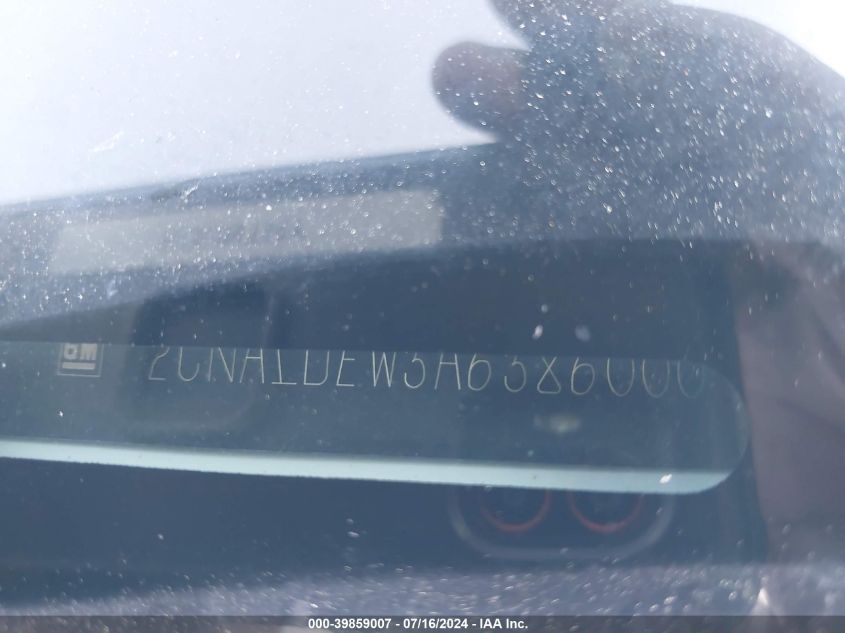 2010 Chevrolet Equinox Lt VIN: 2CNALDEW3A6386000 Lot: 39859007