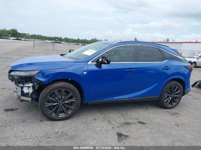 2024 Lexus Rx 350 F Sport Handling VIN: 2T2BAMCA4RC044616 Lot: 39859026