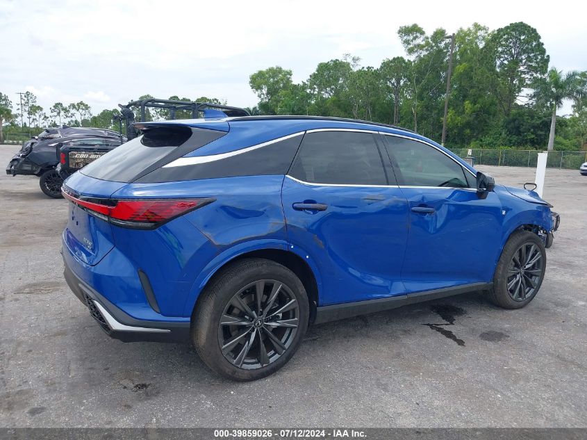 2024 Lexus Rx 350 F Sport Handling VIN: 2T2BAMCA4RC044616 Lot: 39859026