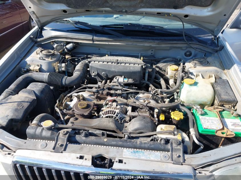 2001 Subaru Forester S VIN: JF1SF65631H741324 Lot: 39859029