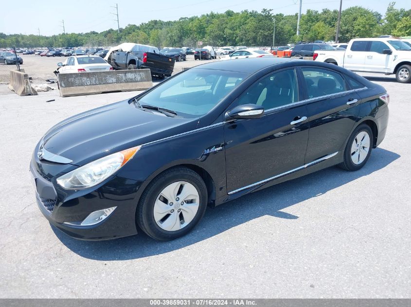 2013 Hyundai Sonata Hybrid VIN: KMHEC4A41DA079048 Lot: 39859031