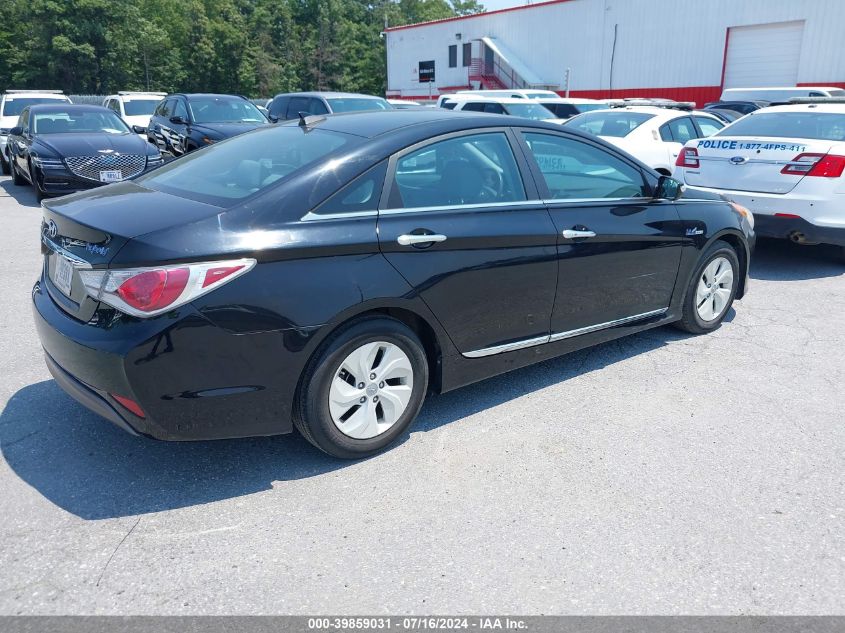 2013 Hyundai Sonata Hybrid VIN: KMHEC4A41DA079048 Lot: 39859031