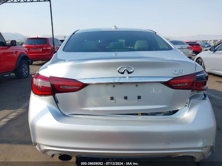 2018 Infiniti Q50 3.0T Luxe VIN: JN1EV7APXJM350731 Lot: 39859052