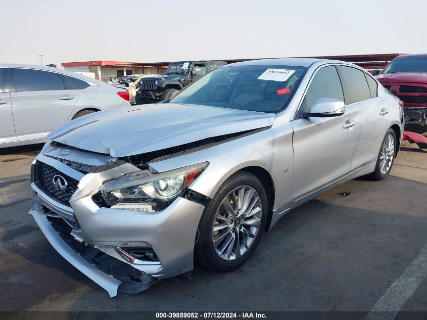 2018 Infiniti Q50 3.0T Luxe VIN: JN1EV7APXJM350731 Lot: 39859052