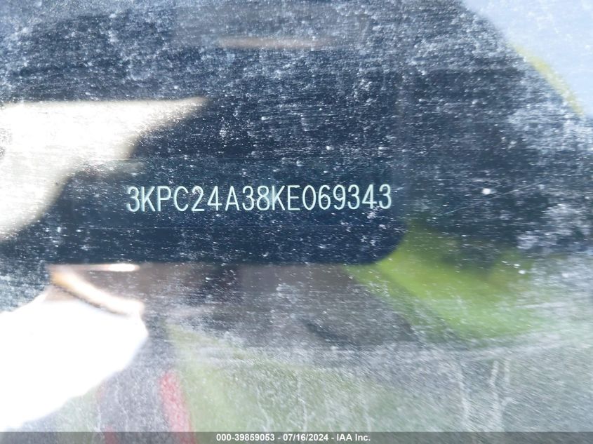 2019 Hyundai Accent Se/Sel VIN: 3KPC24A38KE069343 Lot: 39859053