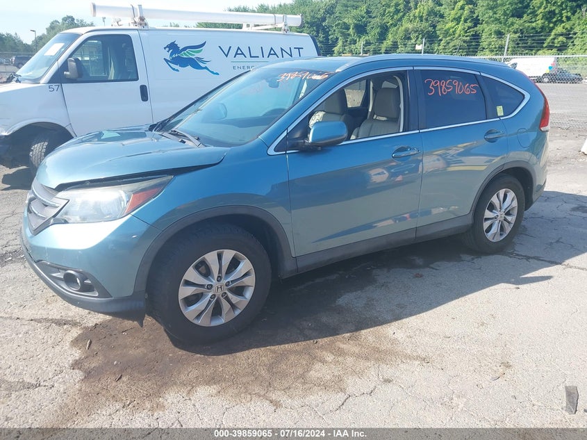 2014 Honda Cr-V Ex-L VIN: 2HKRM4H76EH657254 Lot: 39859065