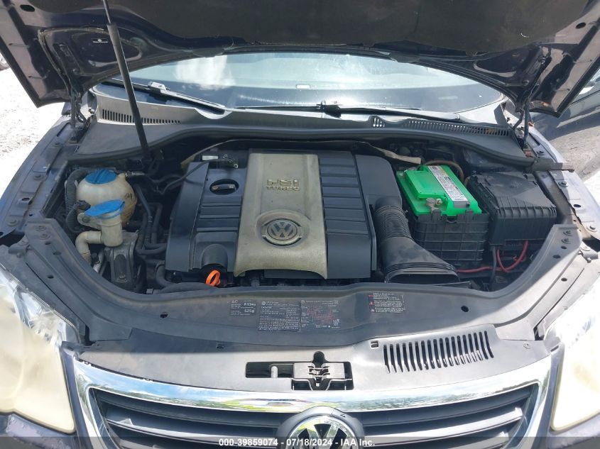 2007 Volkswagen Eos 2.0T VIN: WVWBA71F67B050884 Lot: 39859074
