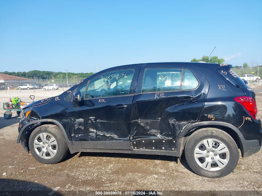 2019 Chevrolet Trax Ls VIN: 3GNCJKSB5KL120135 Lot: 39859078