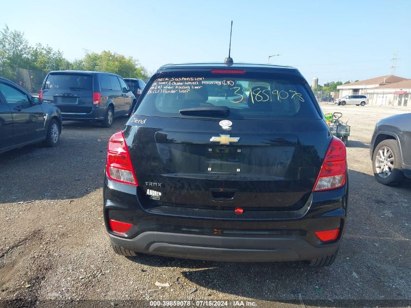 2019 Chevrolet Trax Ls VIN: 3GNCJKSB5KL120135 Lot: 39859078