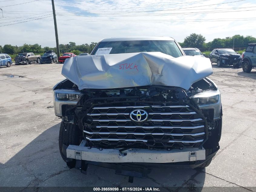 2023 Toyota Tundra Hybrid Capstone VIN: 5TFVC5DB2PX028308 Lot: 39859098