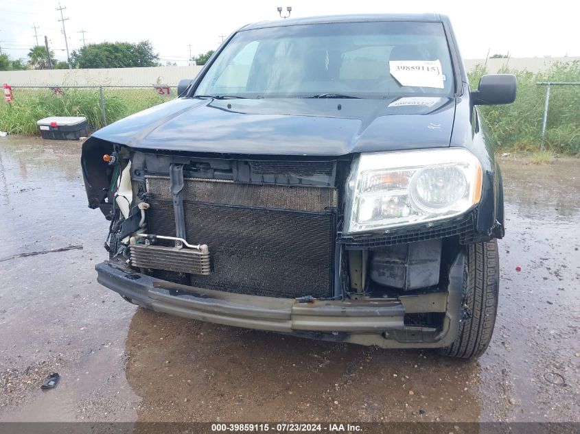 2013 Honda Pilot Lx VIN: 5FNYF4H20DB051679 Lot: 39859115