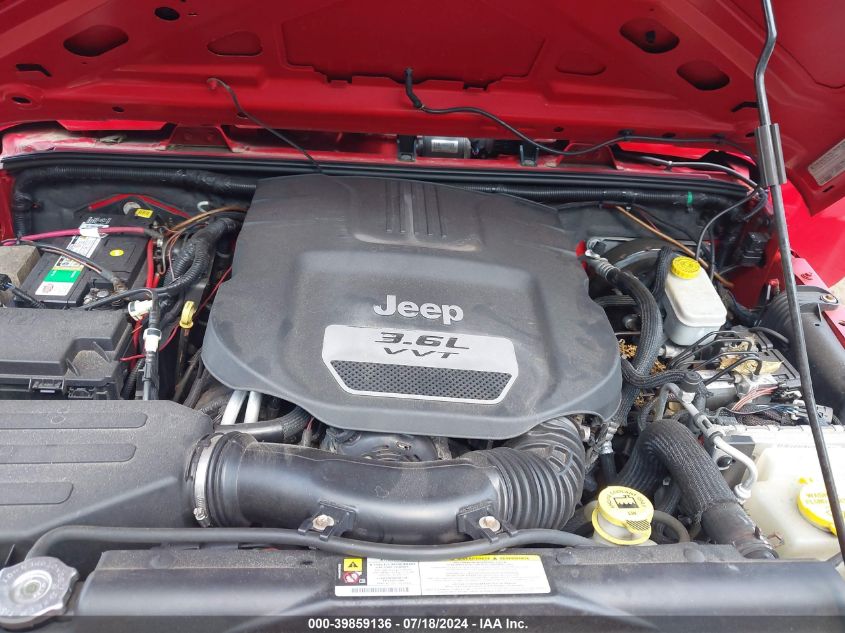 2012 Jeep Wrangler Sport VIN: 1C4AJWAG0CL166490 Lot: 39859136