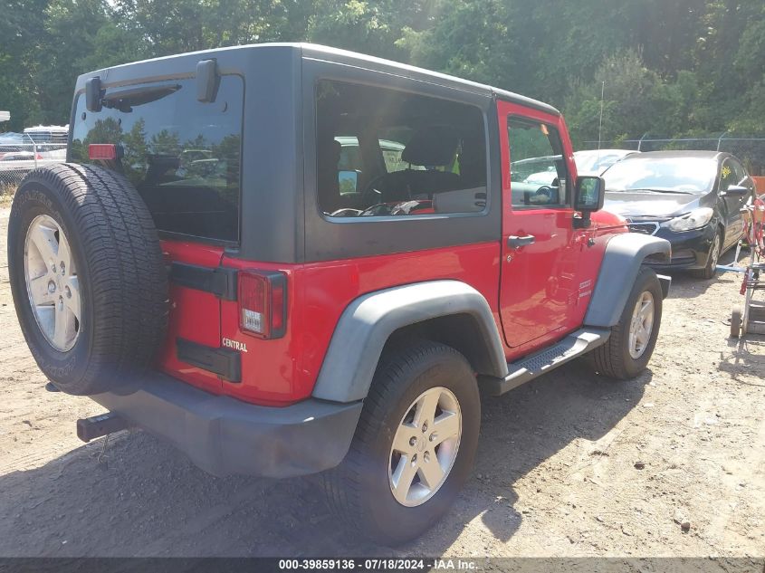 2012 Jeep Wrangler Sport VIN: 1C4AJWAG0CL166490 Lot: 39859136