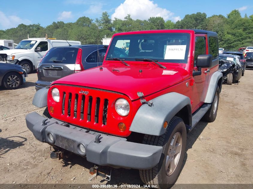 2012 Jeep Wrangler Sport VIN: 1C4AJWAG0CL166490 Lot: 39859136