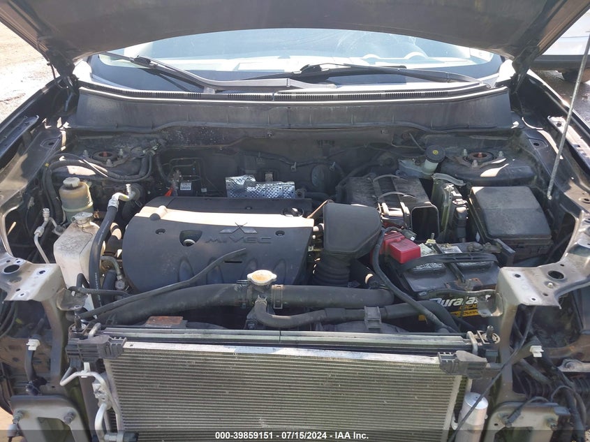 2012 Mitsubishi Outlander Es VIN: JA4AS2AW2CU001249 Lot: 39859151