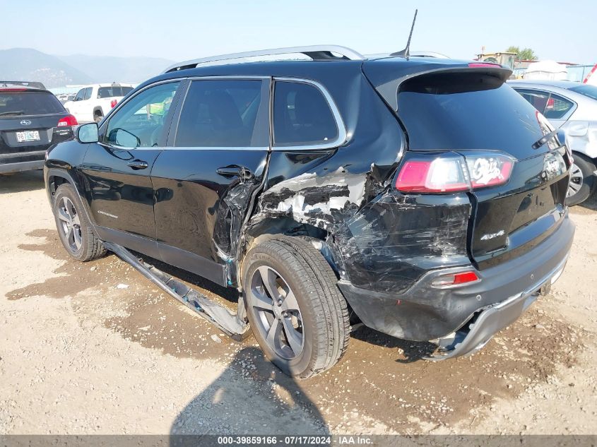 2019 Jeep Cherokee Limited 4X4 VIN: 1C4PJMDX5KD304995 Lot: 39859166