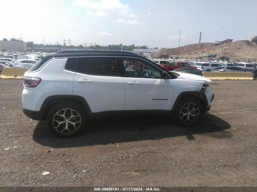 2024 Jeep Compass Limited 4X4 VIN: 3C4NJDCN8RT136295 Lot: 39859181