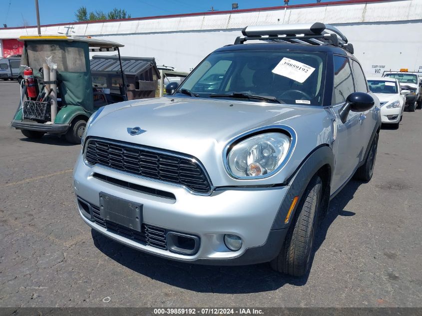 2013 Mini Countryman Cooper S VIN: WMWZC3C57DWP24940 Lot: 39859192