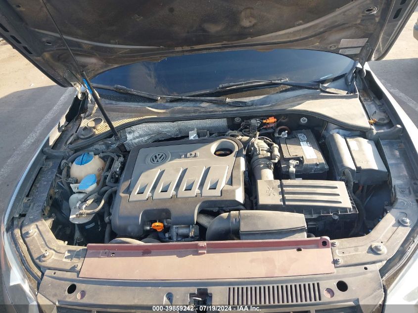 2013 Volkswagen Passat 2.0L Tdi Sel Premium VIN: 1VWCN7A36DC105417 Lot: 39859242