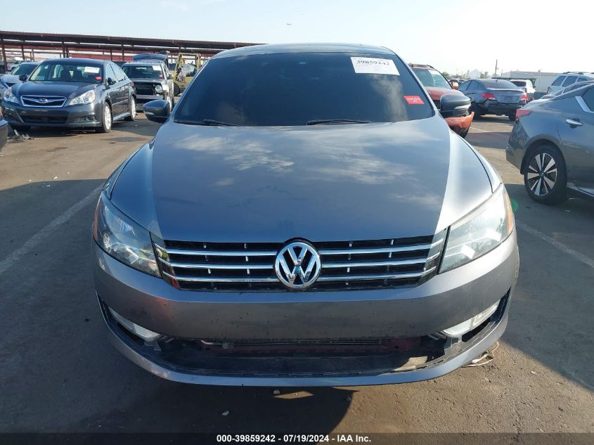 2013 Volkswagen Passat 2.0L Tdi Sel Premium VIN: 1VWCN7A36DC105417 Lot: 39859242