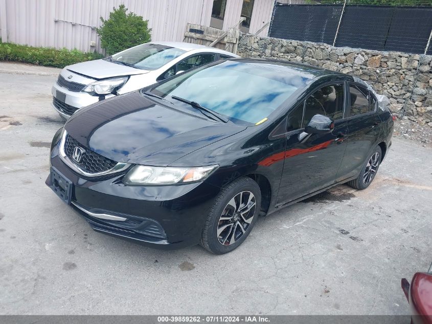 2013 Honda Civic Ex VIN: 19XFB2F80DE274423 Lot: 39859262