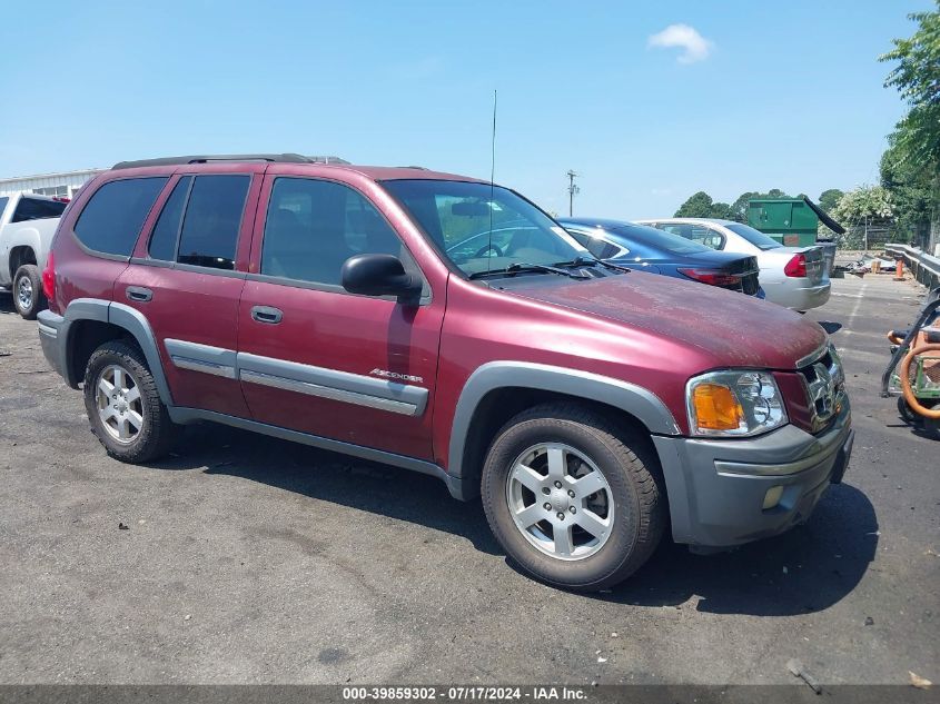 2004 Isuzu Ascender S VIN: 4NUDT13S542102954 Lot: 39859302