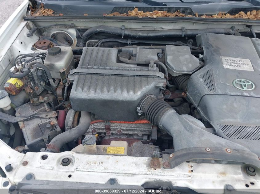 2007 Toyota Highlander Hybrid V6 VIN: JTEGW21A870021913 Lot: 39859329