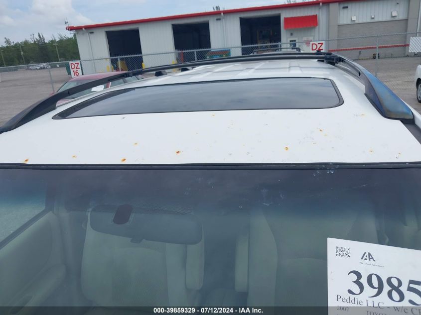 2007 Toyota Highlander Hybrid V6 VIN: JTEGW21A870021913 Lot: 39859329