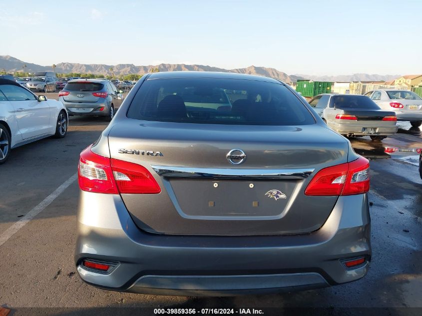 2016 Nissan Sentra S VIN: 3N1AB7AP7GL680501 Lot: 39859356