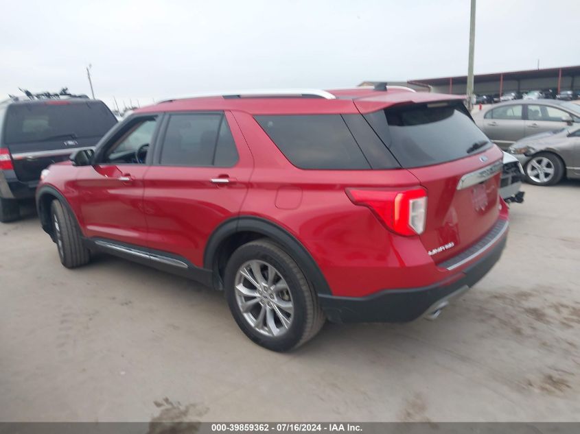 2021 Ford Explorer Limited VIN: 1FMSK8FH6MGB52145 Lot: 39859362