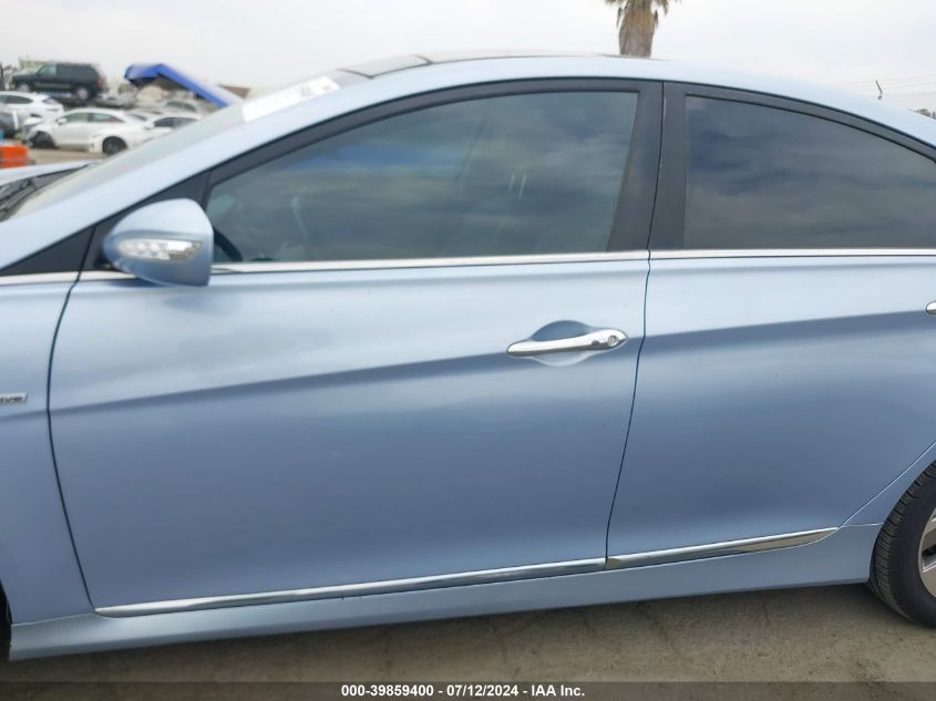 2013 Hyundai Sonata Hybrid Limited VIN: KMHEC4A43DA076085 Lot: 39859400