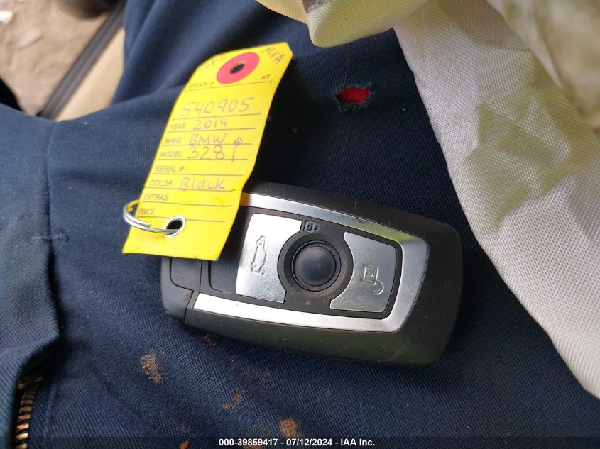 2014 BMW 328I xDrive VIN: WBA3B5C55EP540905 Lot: 39859417