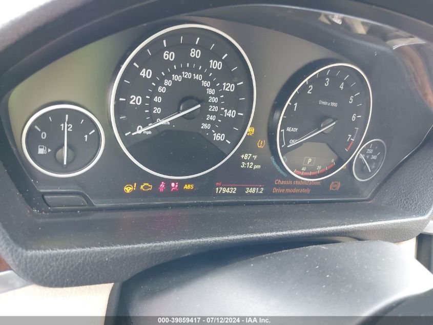 2014 BMW 328I xDrive VIN: WBA3B5C55EP540905 Lot: 39859417