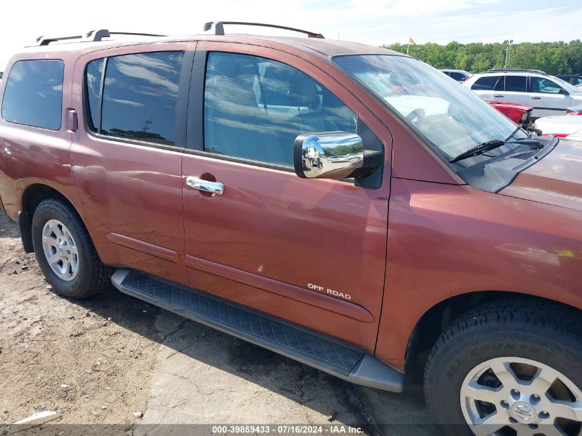 2004 Nissan Pathfinder Armada Se Off-Road VIN: 5N1AA08B94N704158 Lot: 39859433