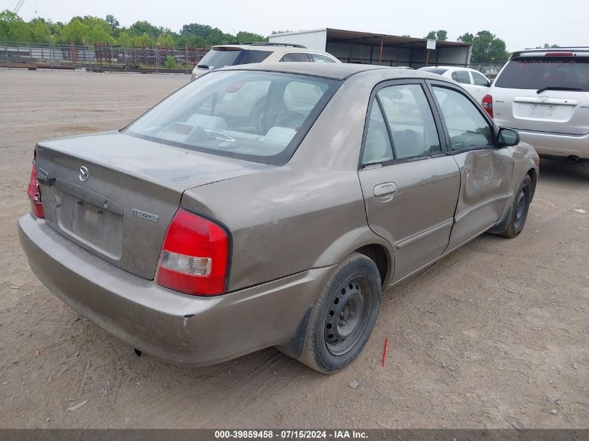 2000 Mazda Protege Dx/Lx VIN: JM1BJ2225Y0311211 Lot: 39859458