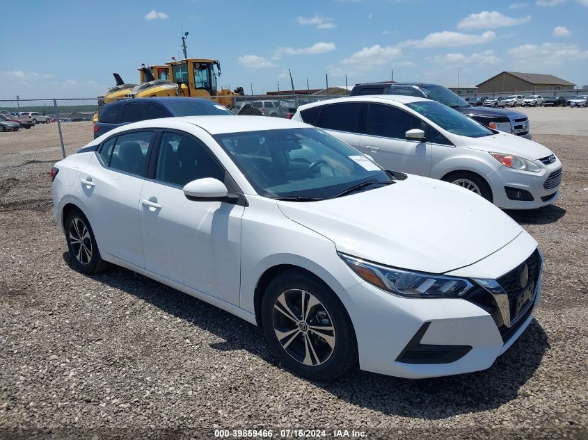 2022 Nissan Sentra Sv Xtronic Cvt VIN: 3N1AB8CV0NY245160 Lot: 39859466