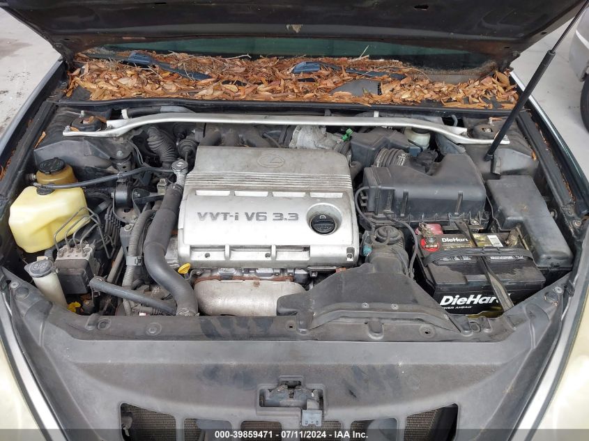 2005 Lexus Es 330 VIN: JTHBA30G255133677 Lot: 39859471