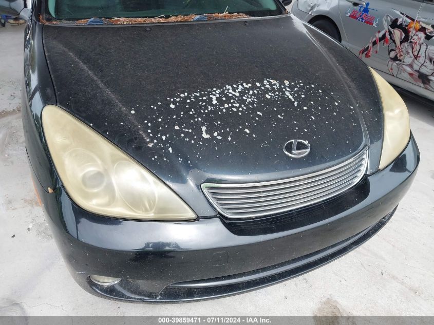 2005 Lexus Es 330 VIN: JTHBA30G255133677 Lot: 39859471
