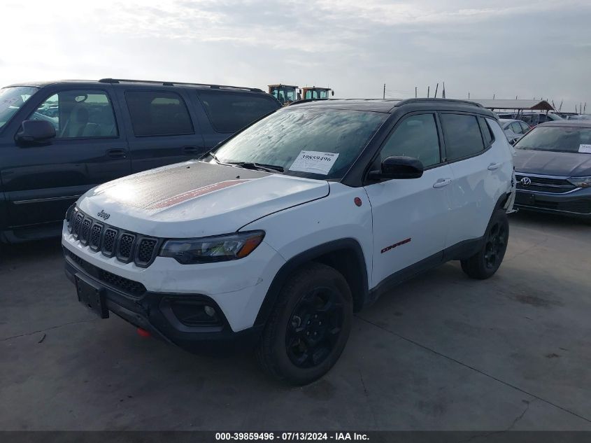 2023 Jeep Compass Trailhawk VIN: 3C4NJDDN8PT557929 Lot: 39859496