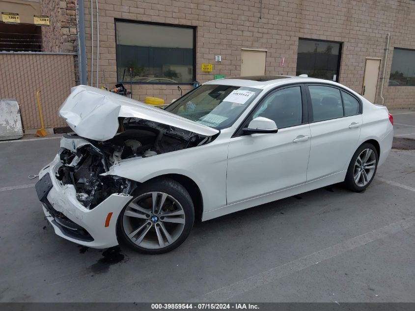 2016 BMW 328I VIN: WBA8E9C57GK604141 Lot: 39859544