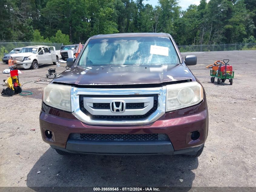 2011 Honda Pilot Lx VIN: 5FNYF3H23BB042059 Lot: 39859545