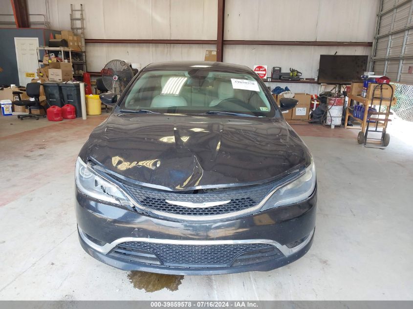 2015 Chrysler 200 C VIN: 1C3CCCCBXFN576780 Lot: 39859578