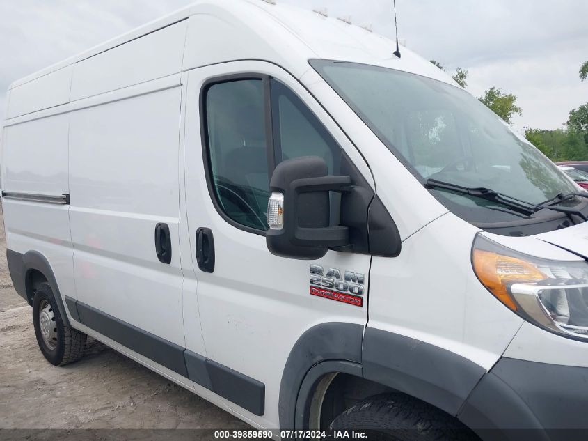 2018 Ram Promaster 2500 High Roof 136 Wb VIN: 3C6TRVCG6JE154771 Lot: 39859590