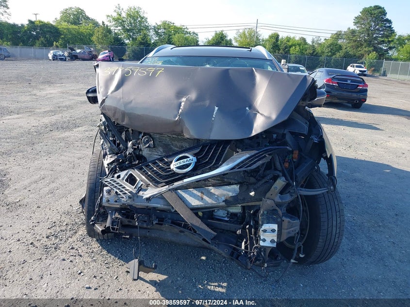 2015 Nissan Murano Sl VIN: 5N1AZ2MH9FN235929 Lot: 39859597