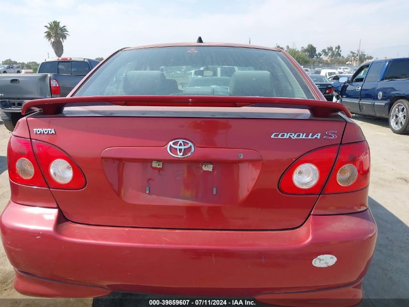 2008 Toyota Corolla S VIN: 1NXBR32E98Z945313 Lot: 39859607