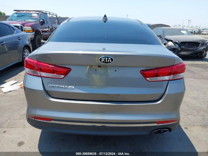 2016 Kia Optima Lx VIN: 5XXGT4L36GG010611 Lot: 39859635