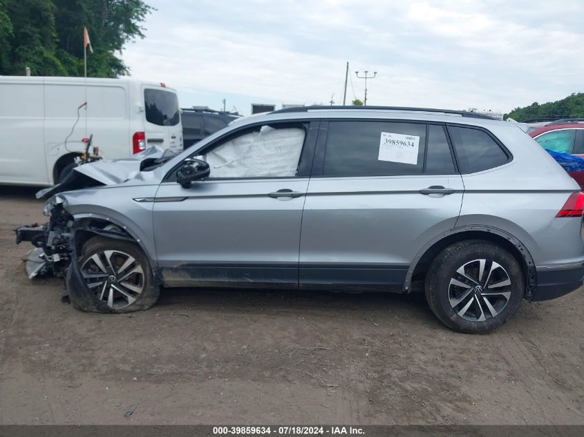 2023 Volkswagen Tiguan 2.0T S VIN: 3VVFB7AX2PM105057 Lot: 39859634